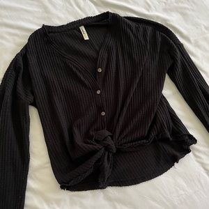 Ruby Claire Boutique LARA Waffle Knit Top